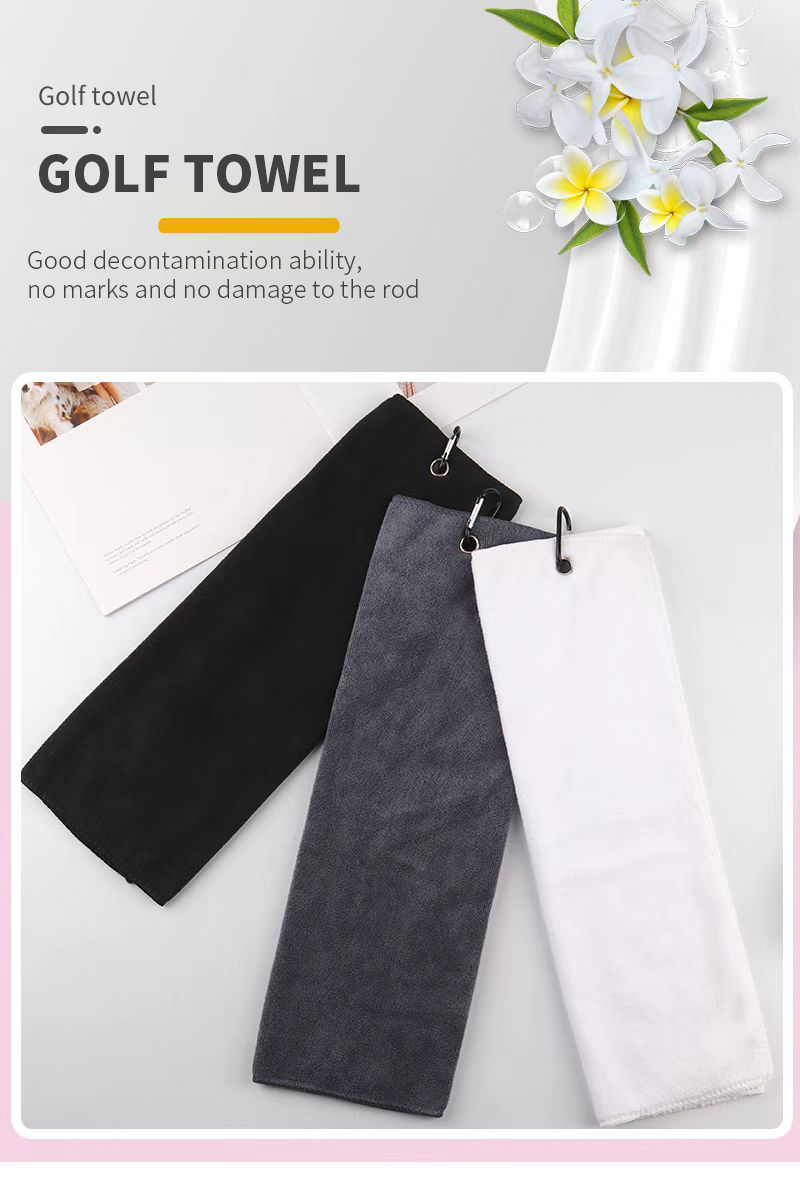 삼단 골프 타월 |   프리미엄 극세사 원단 |   헤 - Golf Towel Waffle 리뷰 및 가격