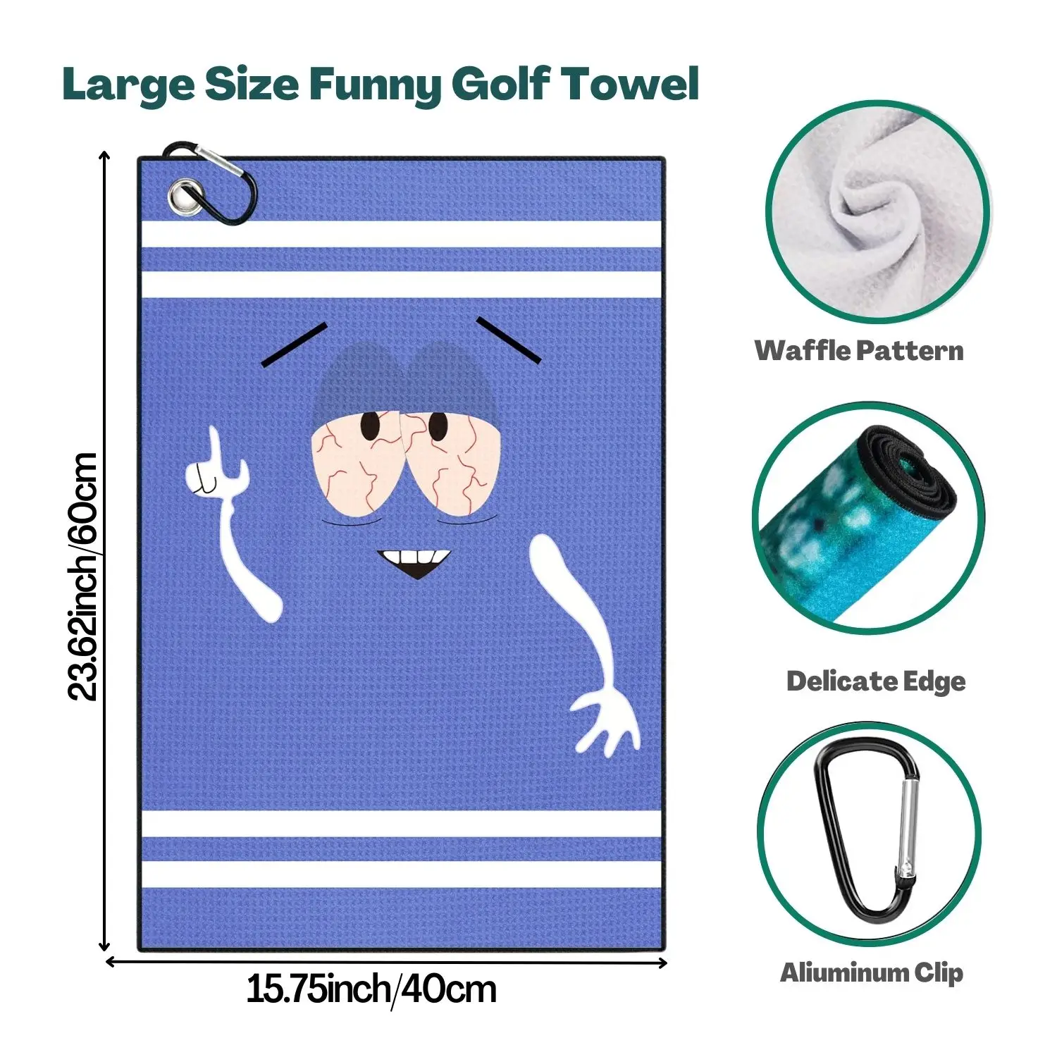 재미있는 마이크로파이버 프리미엄 골프 타월, 남성용 및 - Golf Towel Waffle 리뷰 및 가격