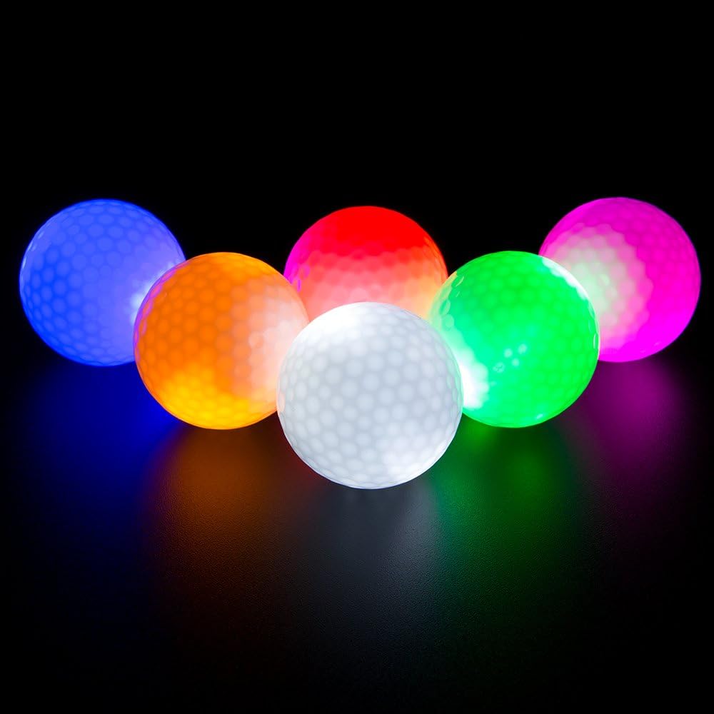 야광 골프공 LED 조명 골프공 야간 골프 선물 세트  - Golf Equipment Gifts 리뷰 및 가격