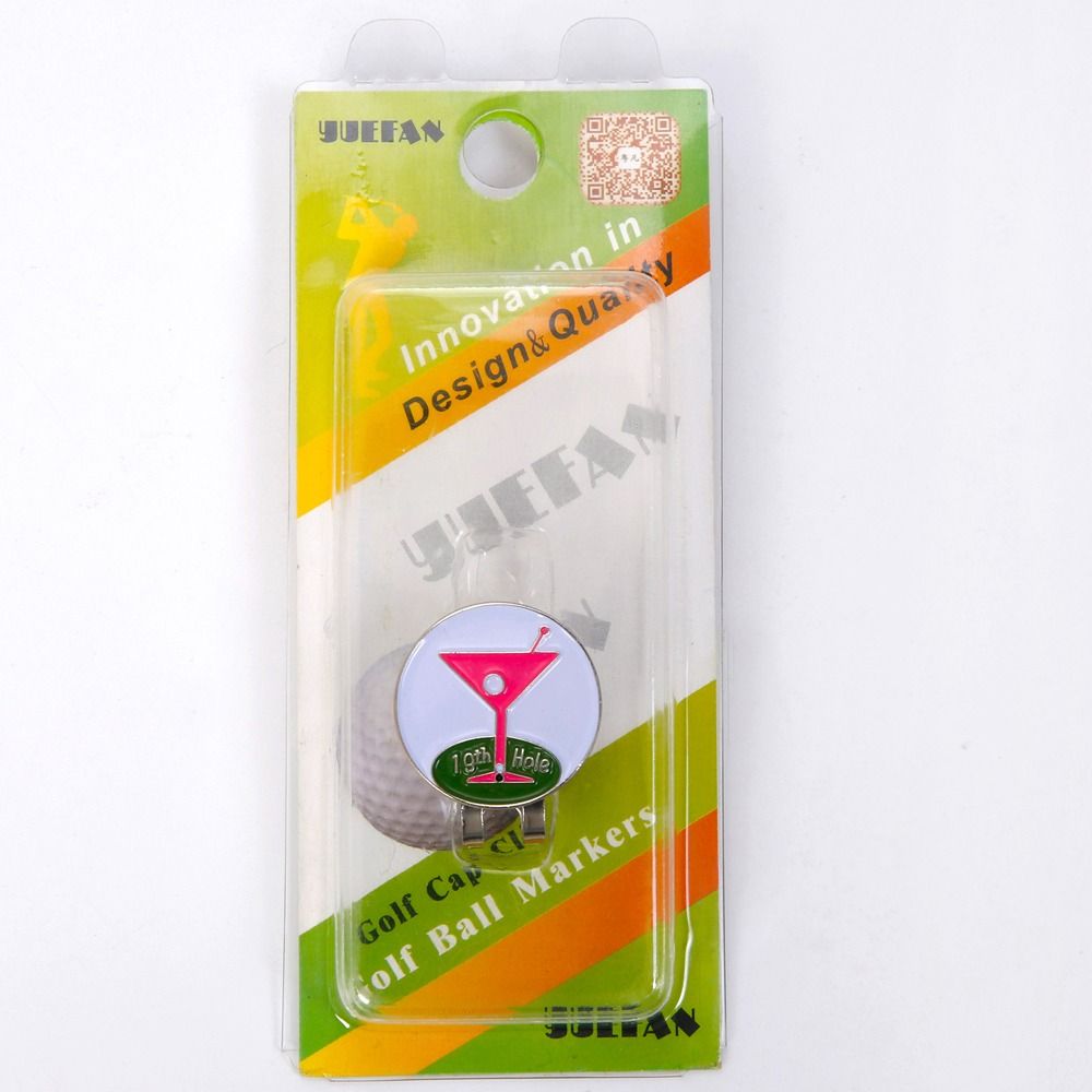 골퍼 선물 핑크 패턴 골프 장비 모자 클립 전기도금 골 - Golf Equipment Gifts 리뷰 및 가격